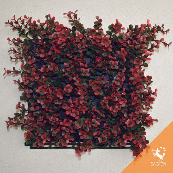 Follaje artificial arrayan rojo