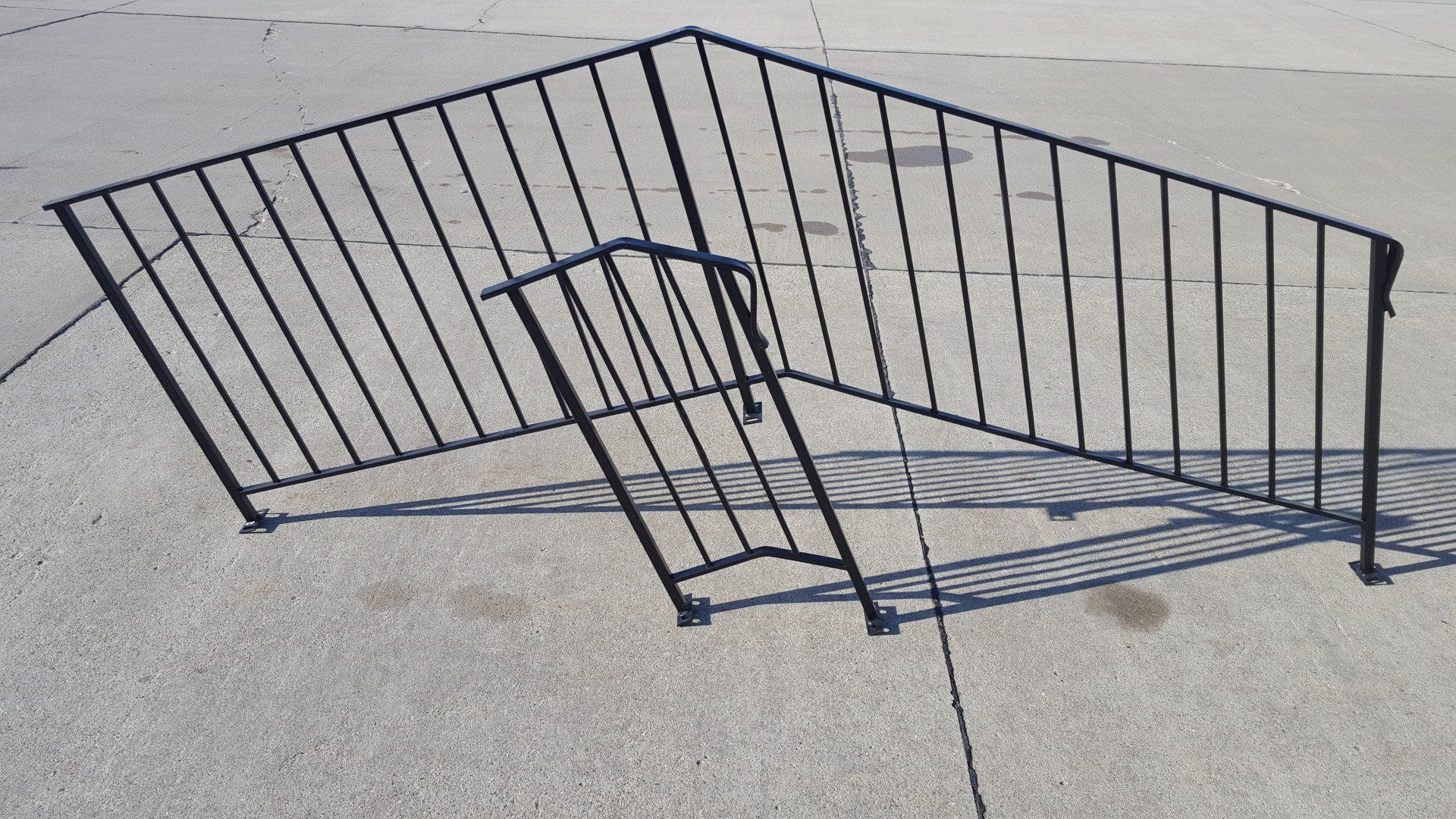 Standard Handrails and Railings for Precast Steps Evansdale IA Standard Handrails and Railings for Precast Steps Evansdale IA