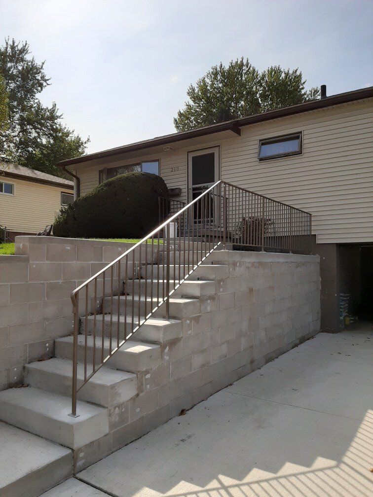 Custom Iron Railing for Stairs Waverly IA