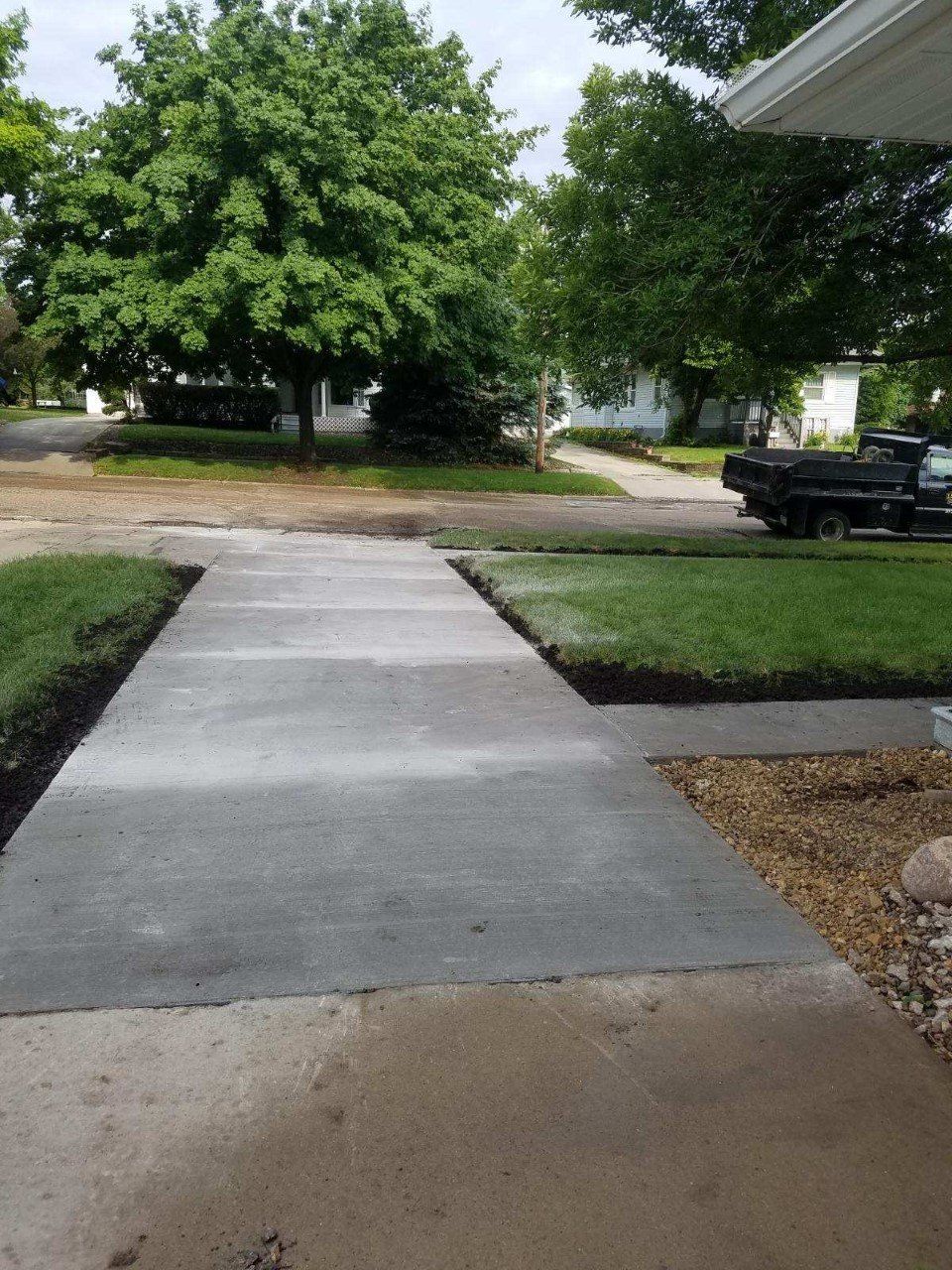 Decorative Concrete Driveway Finish Waverly IA