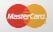 Mastercard logo: overlapping red and yellow circles with