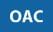 OAC text on a blue background.