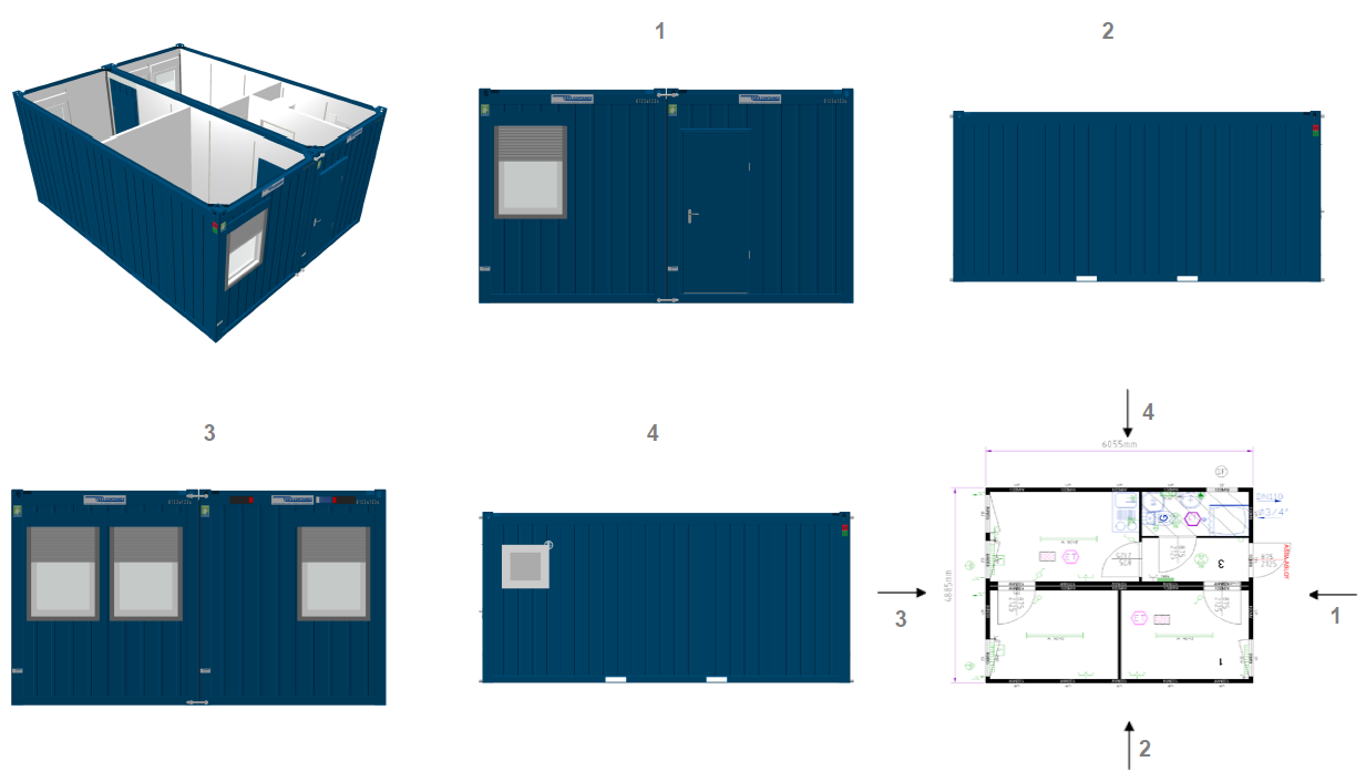 Skräddarsydda containermoduler
