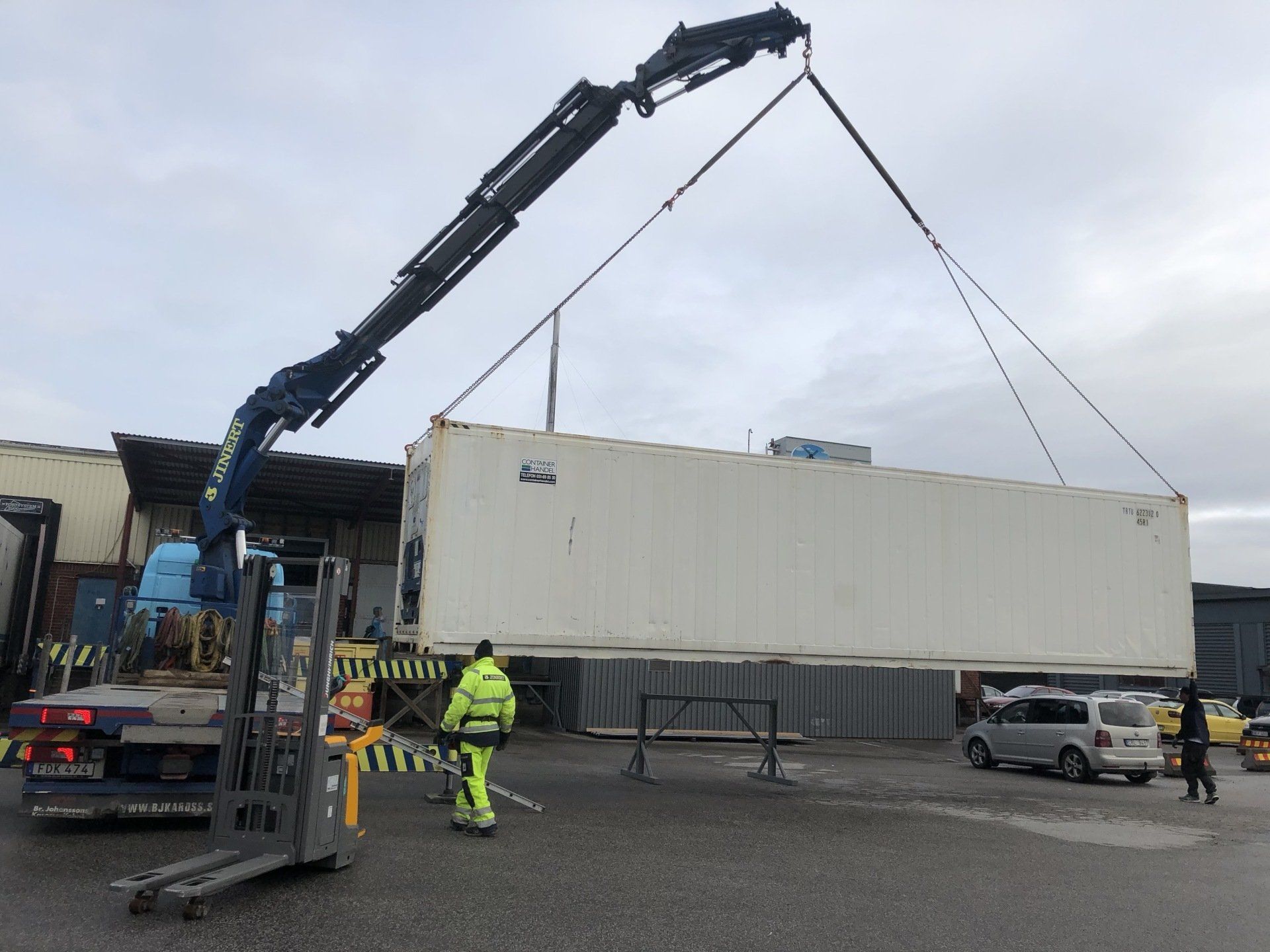 40 Fot fryscontainer hyr köp leasa