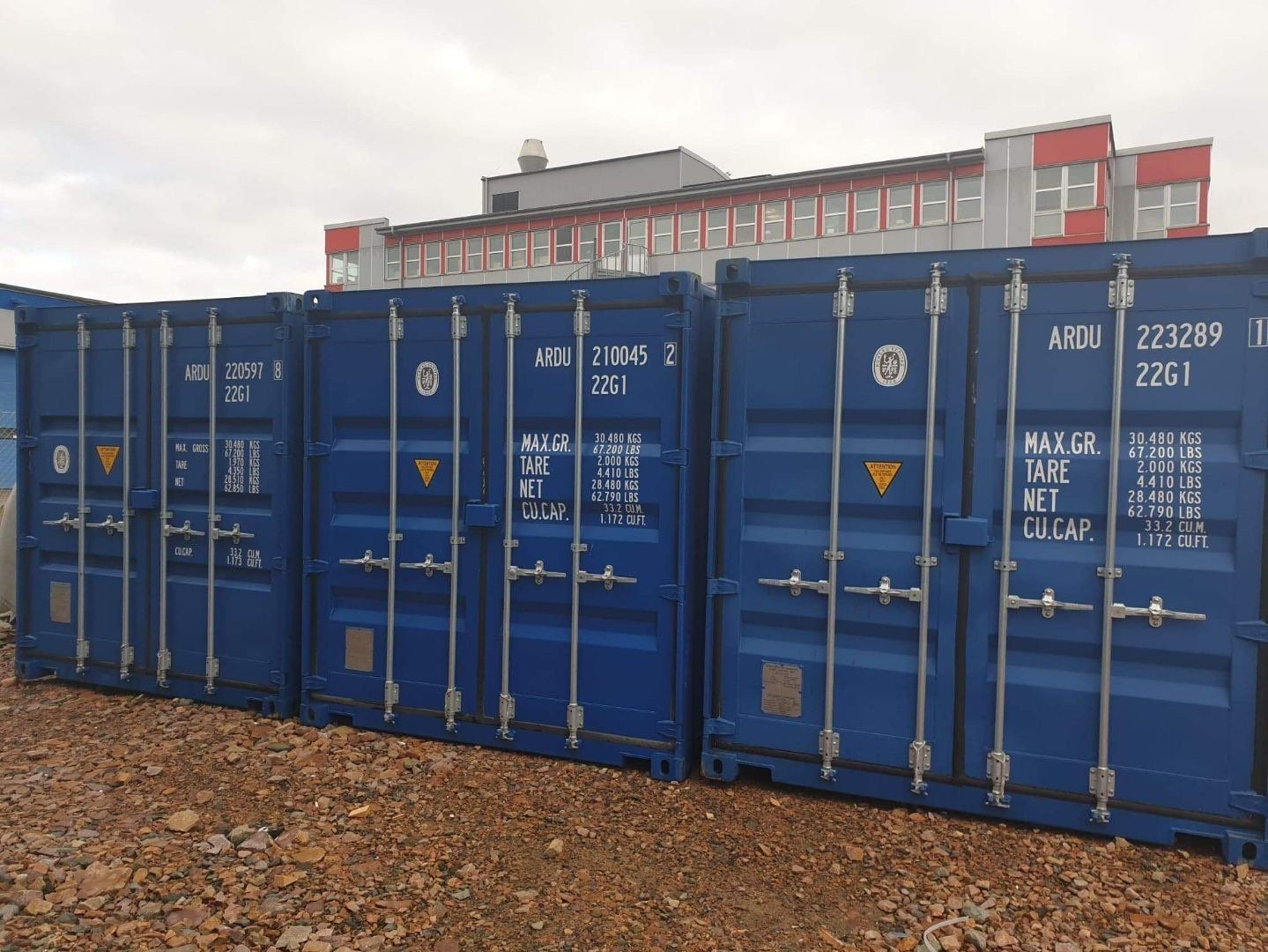 20 fot one way containers ,Arlöv,Göteborg,Västerås;Norrköping