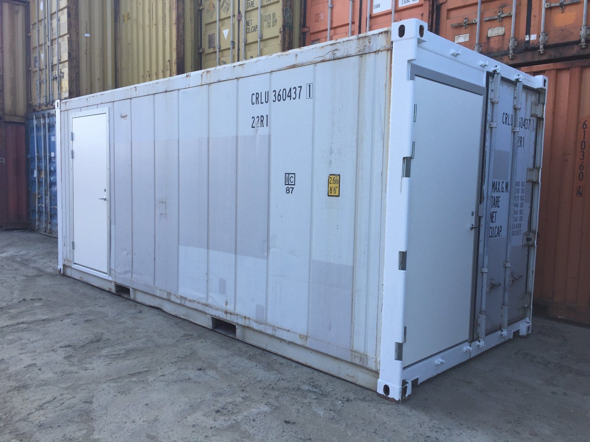 20 Fot ombygg fryscontainer kunds önskemål