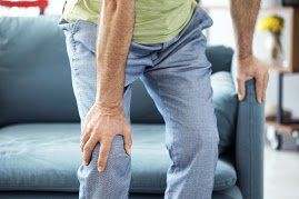 An Old Man Having Knee Pain — Goodrich, MI — Davison Chiropractic An Old Man Having Knee Pain — Goodrich, MI — Davison Chiropractic