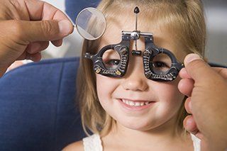 children's eye exam