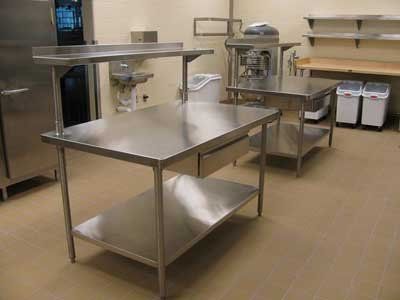 stainless steel work table 3 small