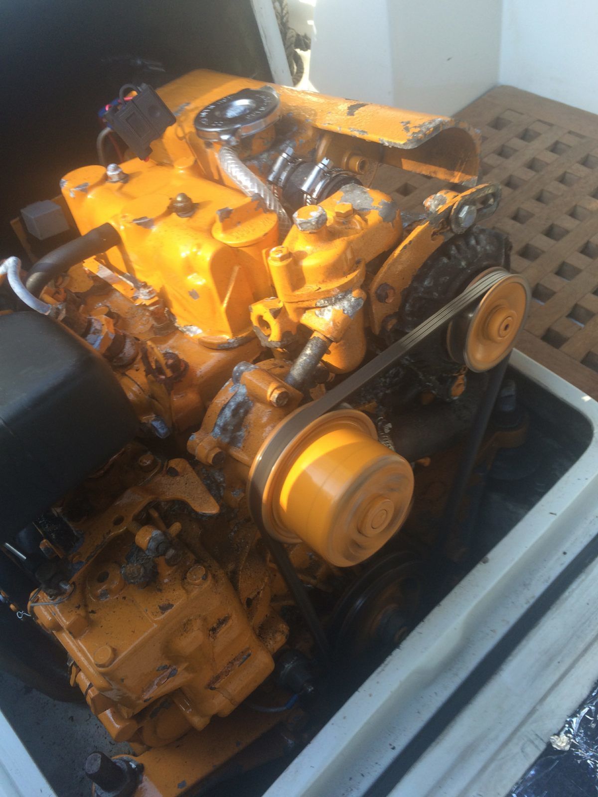 a boat engine