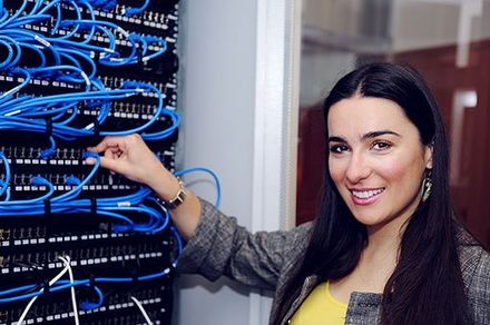 Technician Fixing The Network—Communications Services in Lake Elsinore