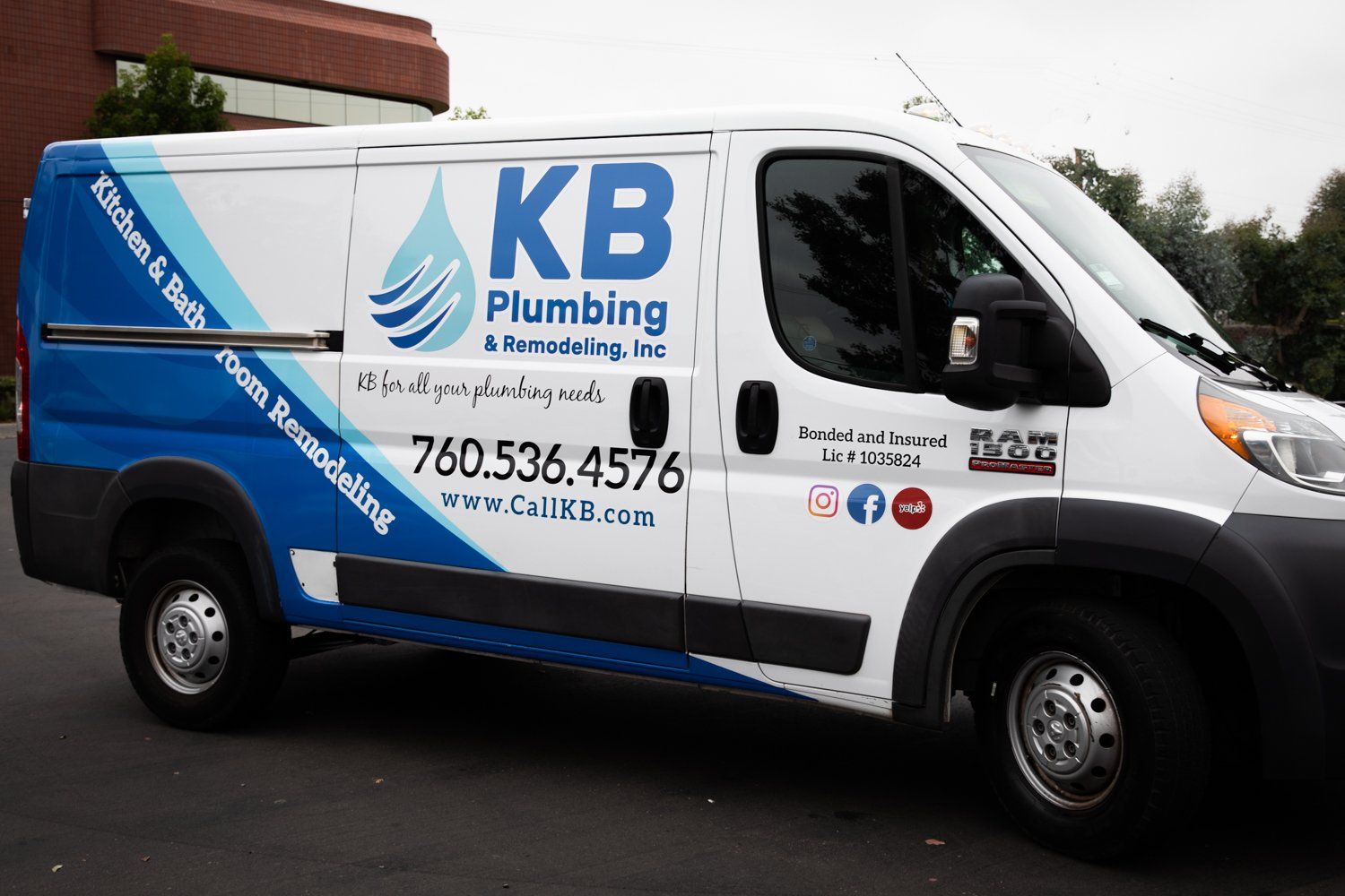 White van with 