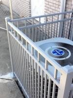 Short White Aluminum Fence with Edge — Danville, IL — Illini Fence Newco