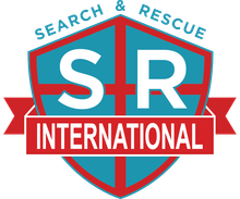 A logo for sr international search and rescue