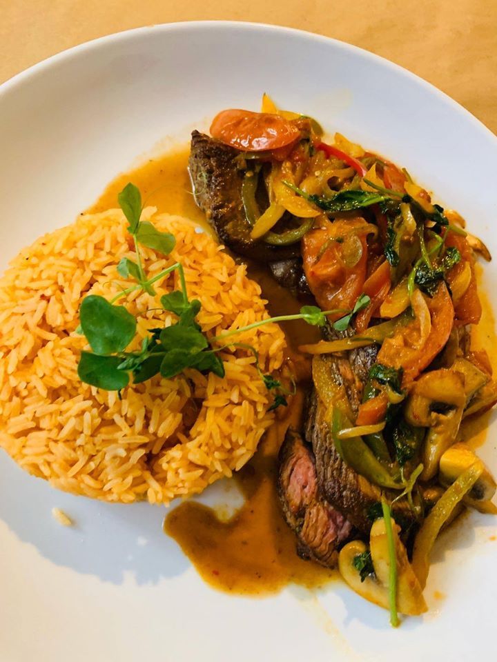 Rice with dinner