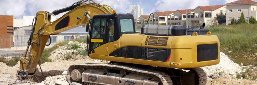 An example of our earthmoving machinery on a construction site in Attunga