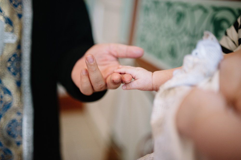 Baby Hand — Saint John, IN — Boric Religious Gift