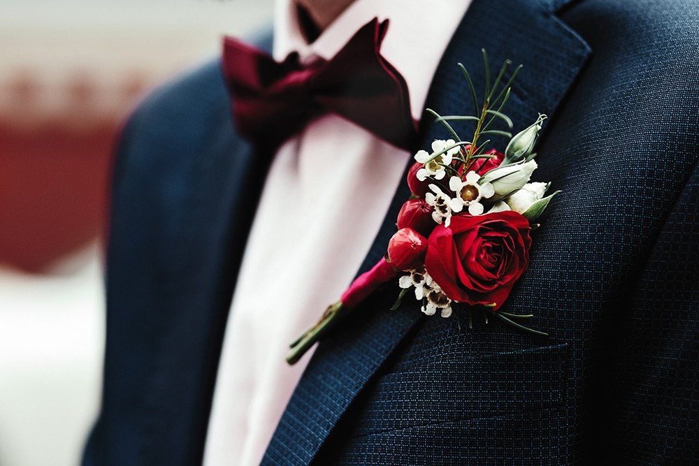 Groom's Boutonniere — Saint John, IN — Boric Religious Gift