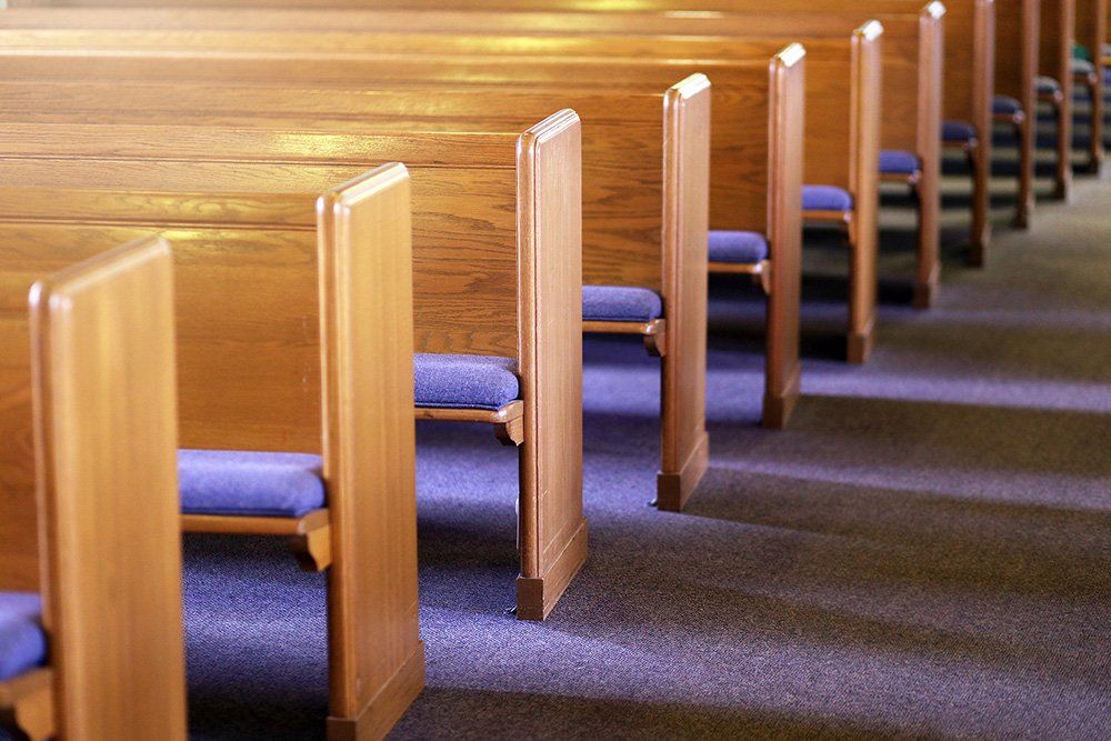 Rows of Church Pews — Saint John, IN — Boric Religious Gift Rows of Church Pews — Saint John, IN — Boric Religious Gift