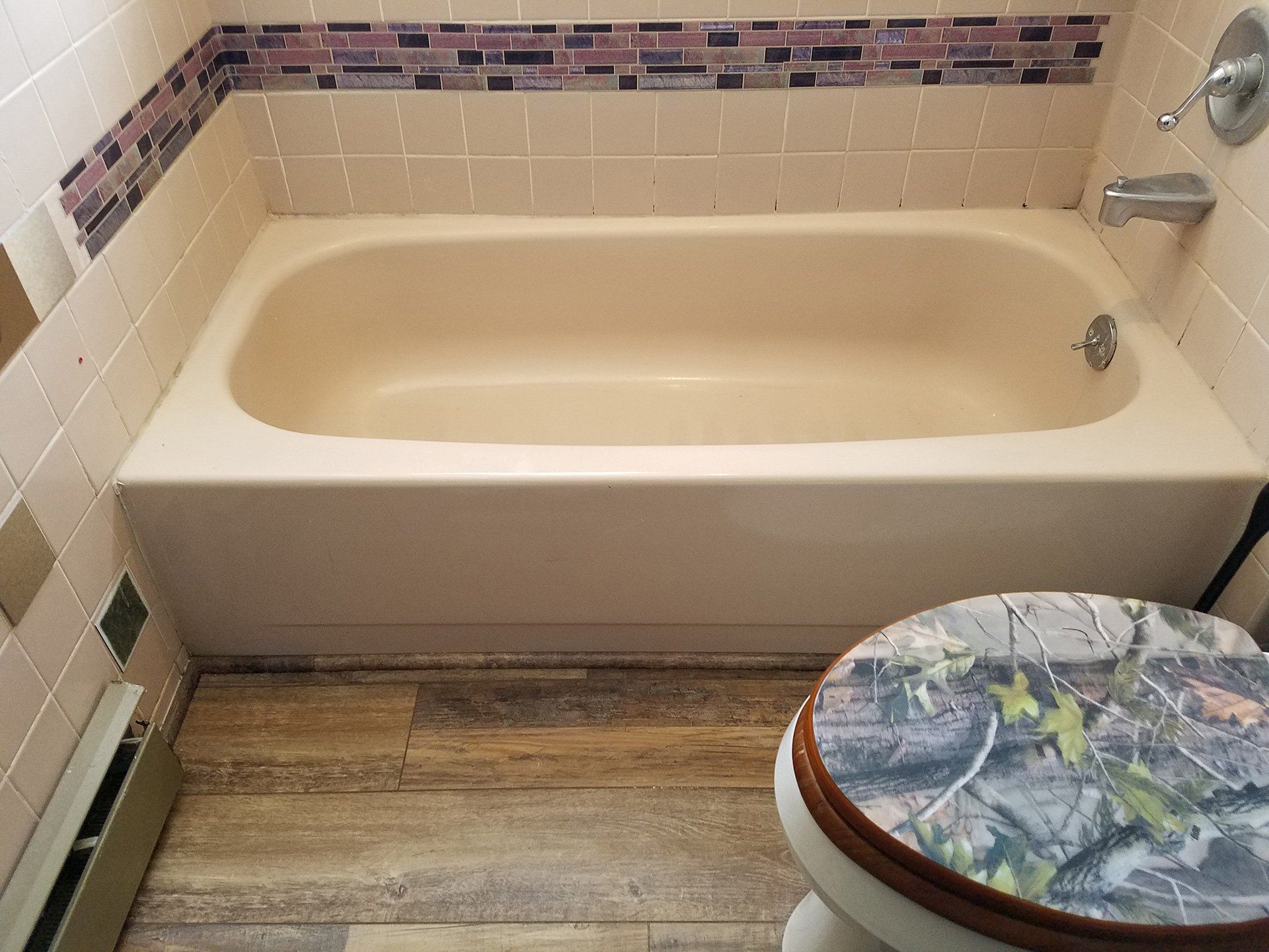 bath tube before