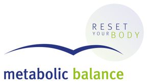 Ein Logo für ein Unternehmen namens „Reset Your Body Metabolic Balance“
