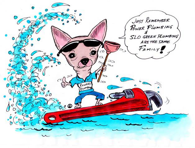 Green plumbing cartoon Green plumbing cartoon