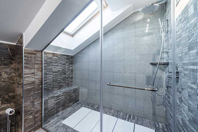 Modern Shower Area — San Luis Obispo, CA — Power Plumbing Inc.