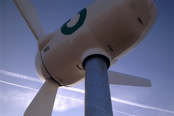 GRP fibreglass wind turbine nacelle outer shell nose cone and access hatch by Henleycraft Ltd Portsmouth