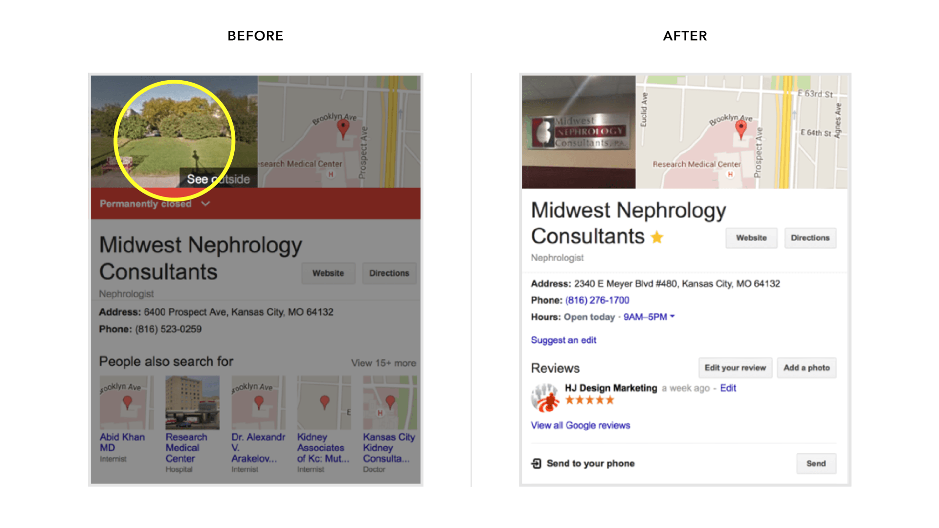 List business on Google