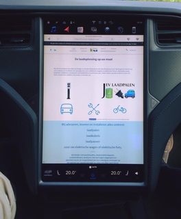JEV in een Tesla