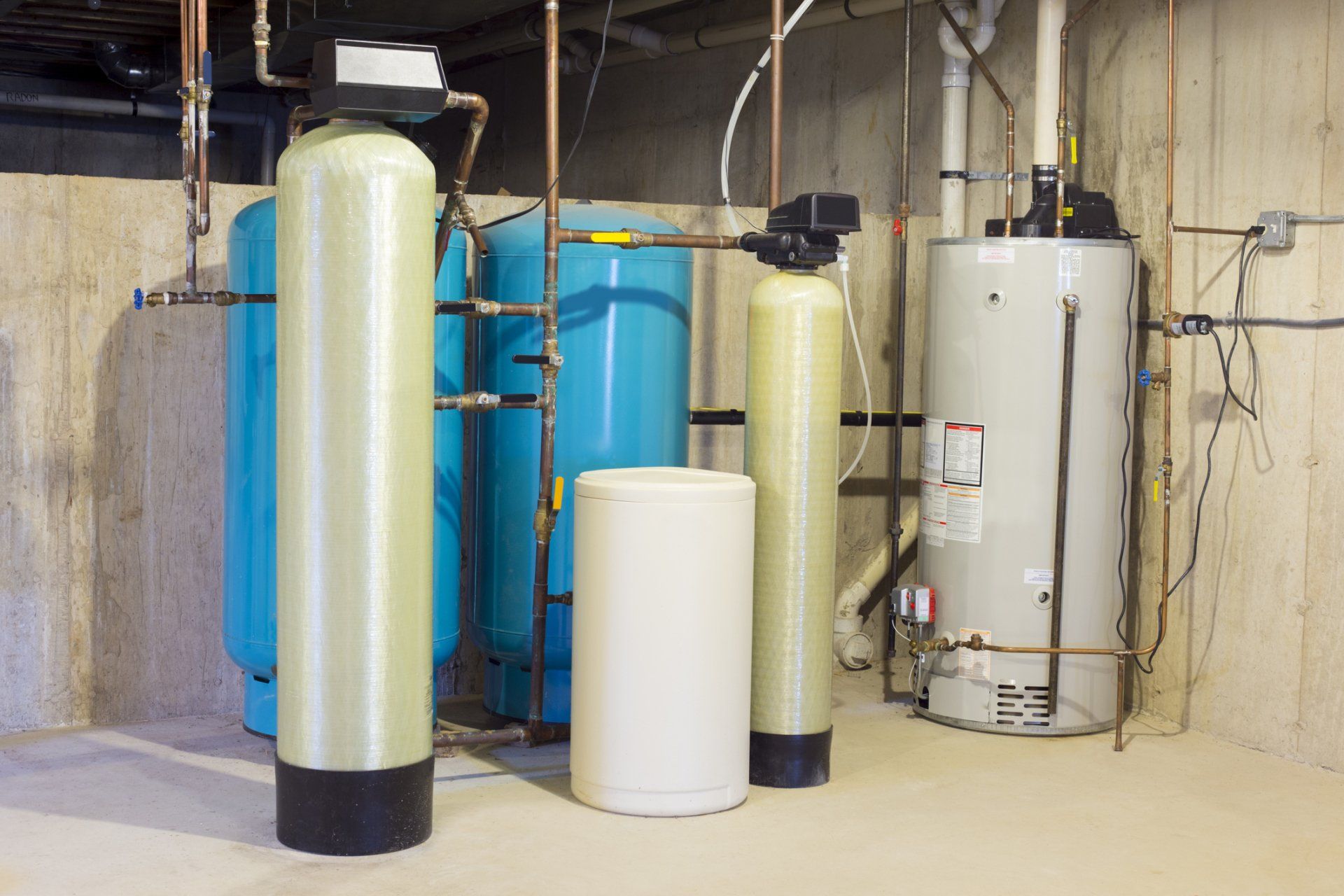 Twin Tank Water Softener — Water Tanks in Cortland, OH Twin Tank Water Softener — Water Tanks in Cortland, OH