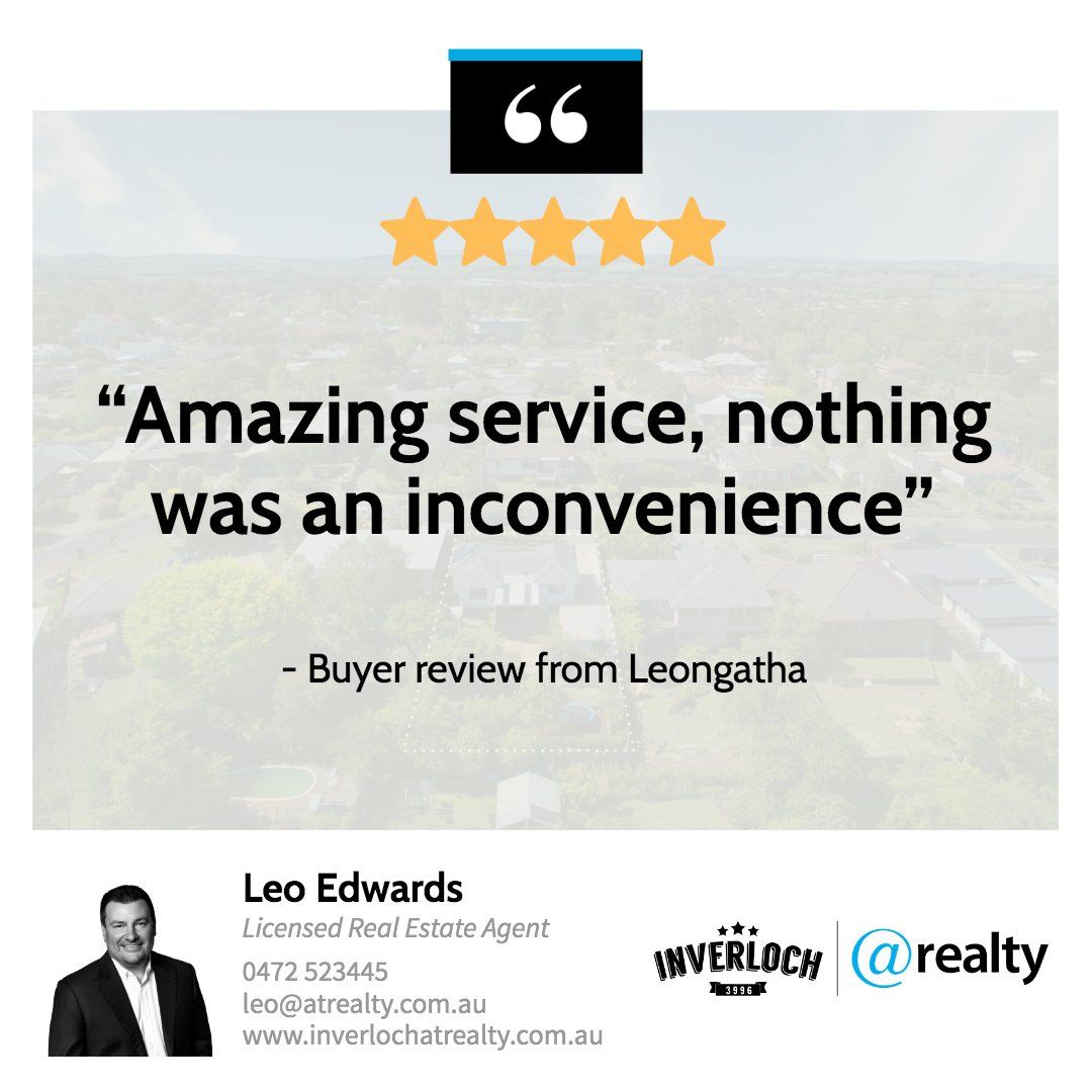 A buyer review from leongatha says amazing service , nothing was an inconvenience