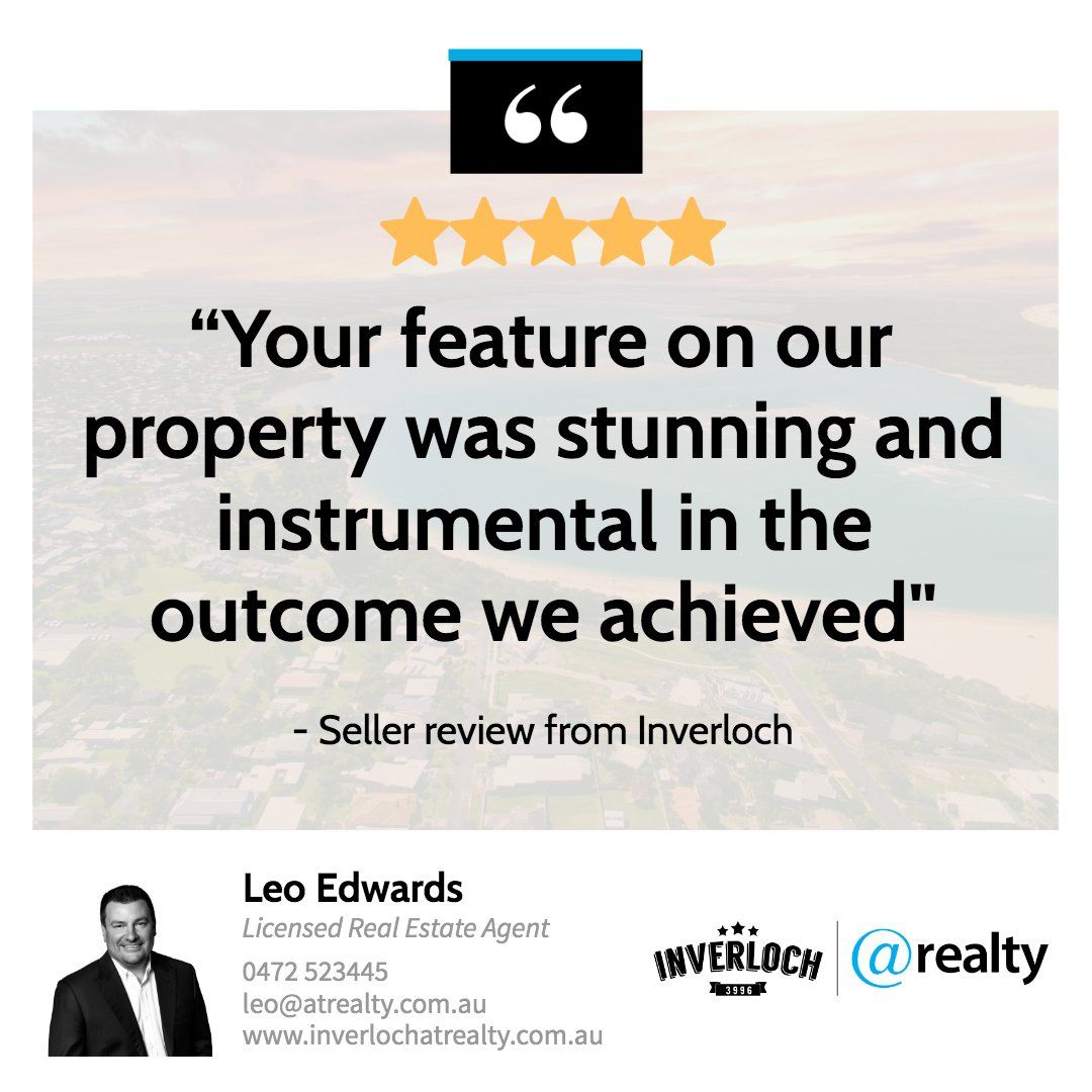 A quote from a real estate agent that says 