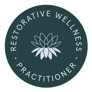 A logo for a restorative wellness practitioner