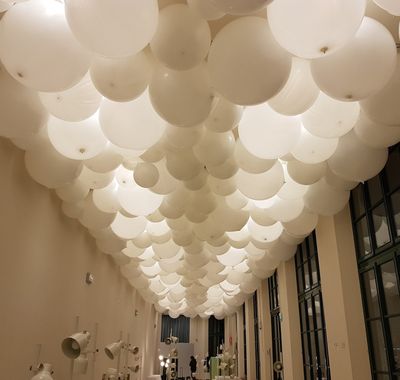 Allestimento palloncini sala Bingo Allestimento palloncini sala Bingo