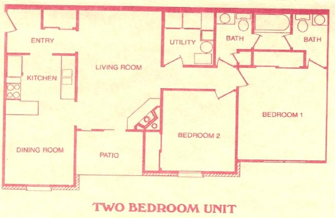 two bed