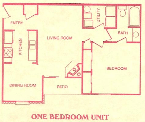 one bed