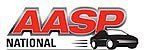AASP National logo with red letters and a black car silhouette