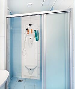Framed shower door 2 - Glass in Rockport, ME Framed shower door 2 - Glass in Rockport, ME