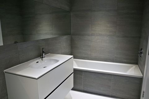 Bathroom fit. Church conversion, Hurstpeirpoint.