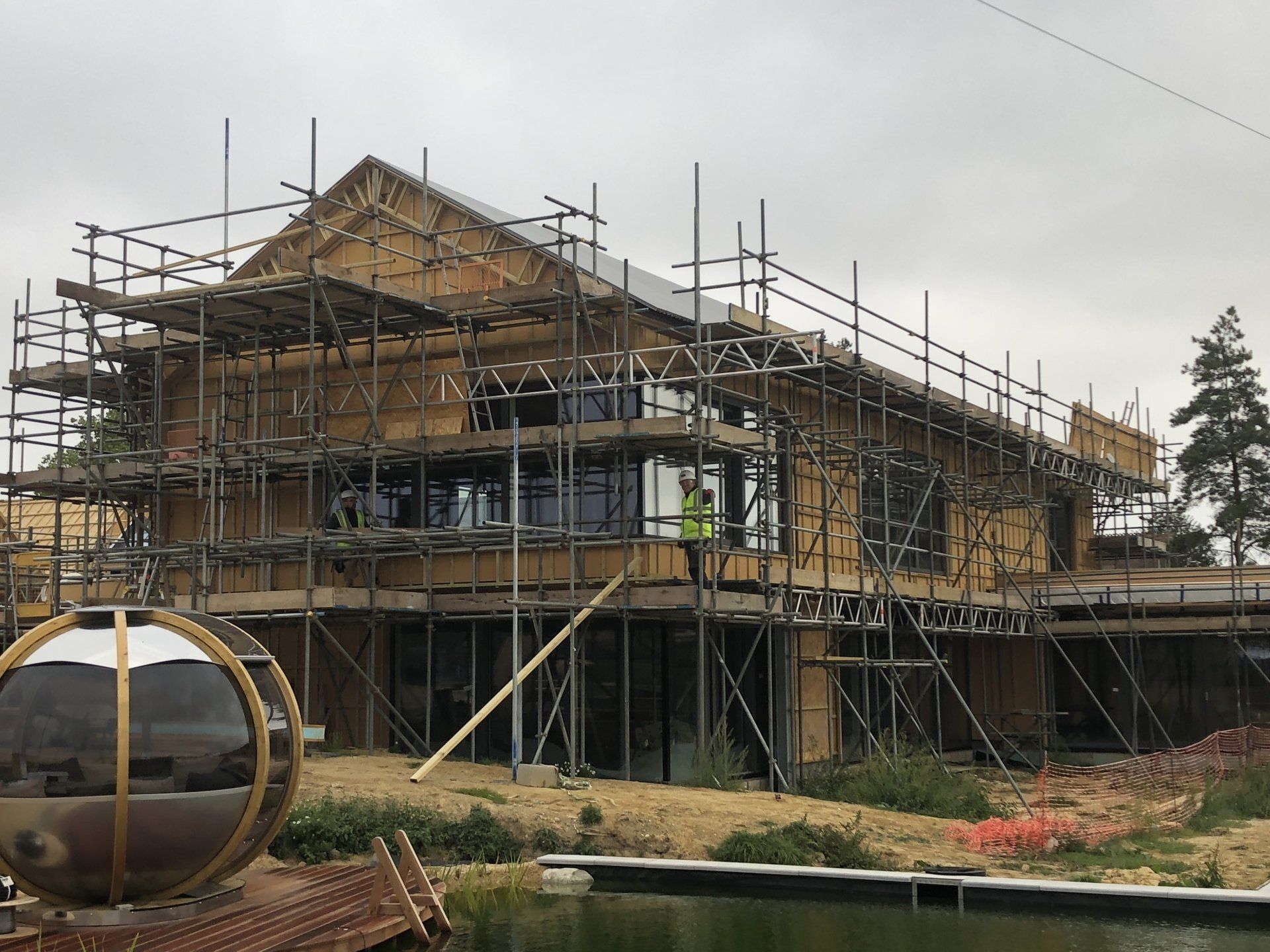 Lingfield Timber Frame Construction.  Builder. Building contractor. Construction. Carpentry. Carpentry contractor. Extensions. New builds. Timber frame fabrication and erection. Design and build. Kitchen installations. Horsham. Surrey. Reigate. Redhill. Dorking. Crawley. West Sussex. Cranleigh.