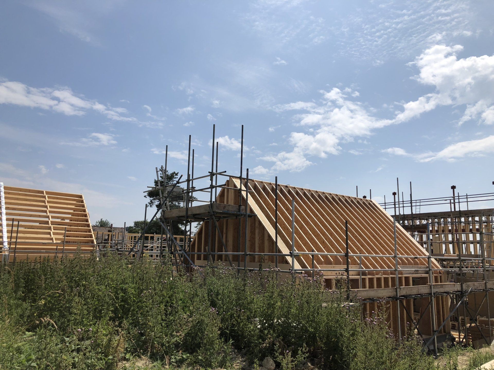 Lingfield Timber Frame Construction.  Builder. Building contractor. Construction. Carpentry. Carpentry contractor. Extensions. New builds. Timber frame fabrication and erection. Design and build. Kitchen installations. Horsham. Surrey. Reigate. Redhill. Dorking. Crawley. West Sussex. Cranleigh.
