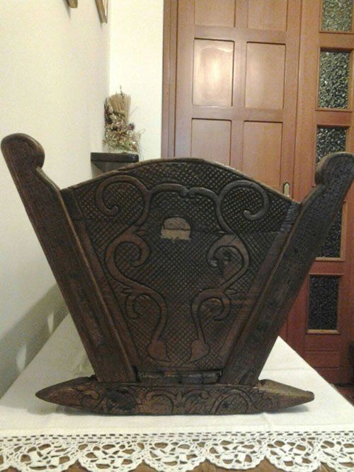 poggiatesta in legno
