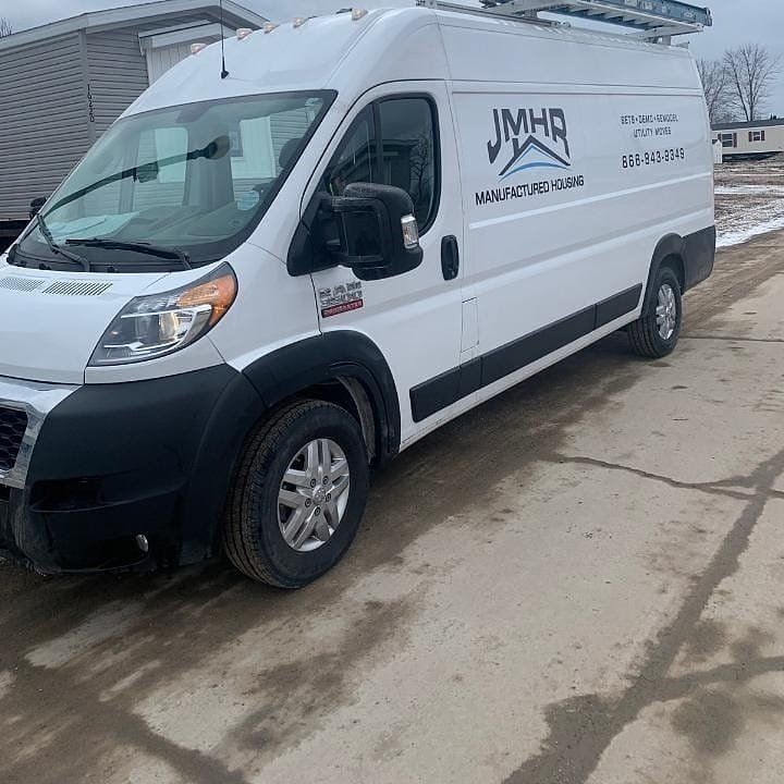 White van with 