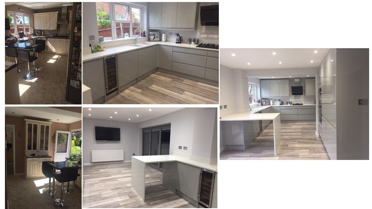 grey kitchen in reading