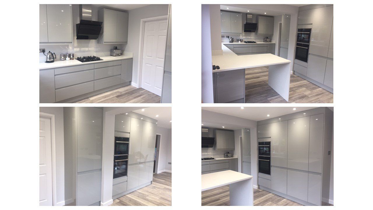 grey kitchen in reading