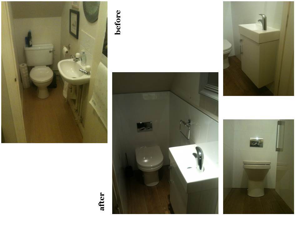 downstairs wc renovation in Reading