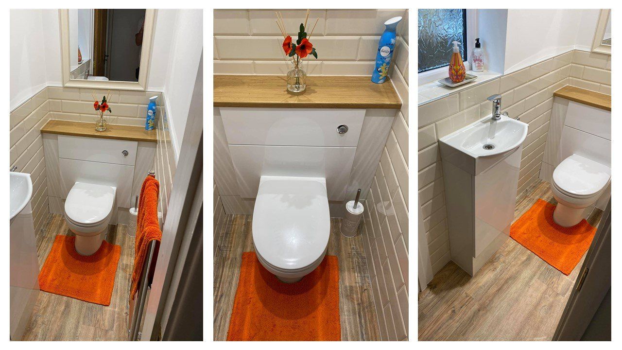 downstairs wc renovation in Reading