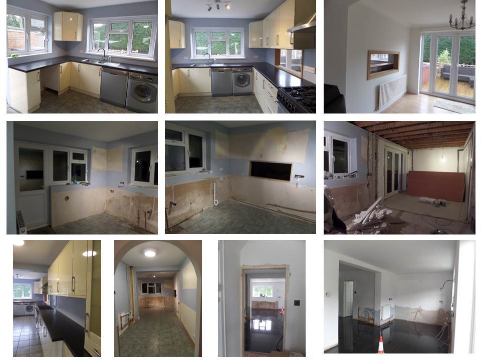 before pics of kitchen renovation