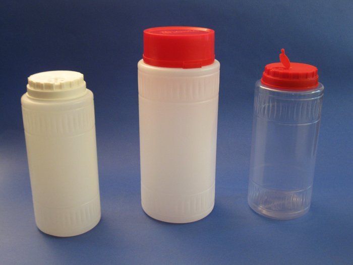 containers with dosing caps